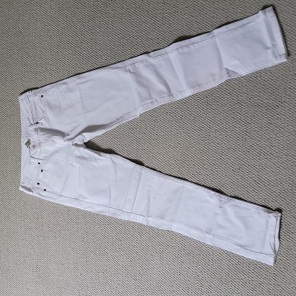 Garnet Hill women's white jeans